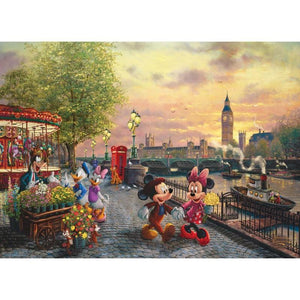 Harlington Jigsaws Thomas Kinkade - Mickey and Minnie in London (1000pc) Harlington