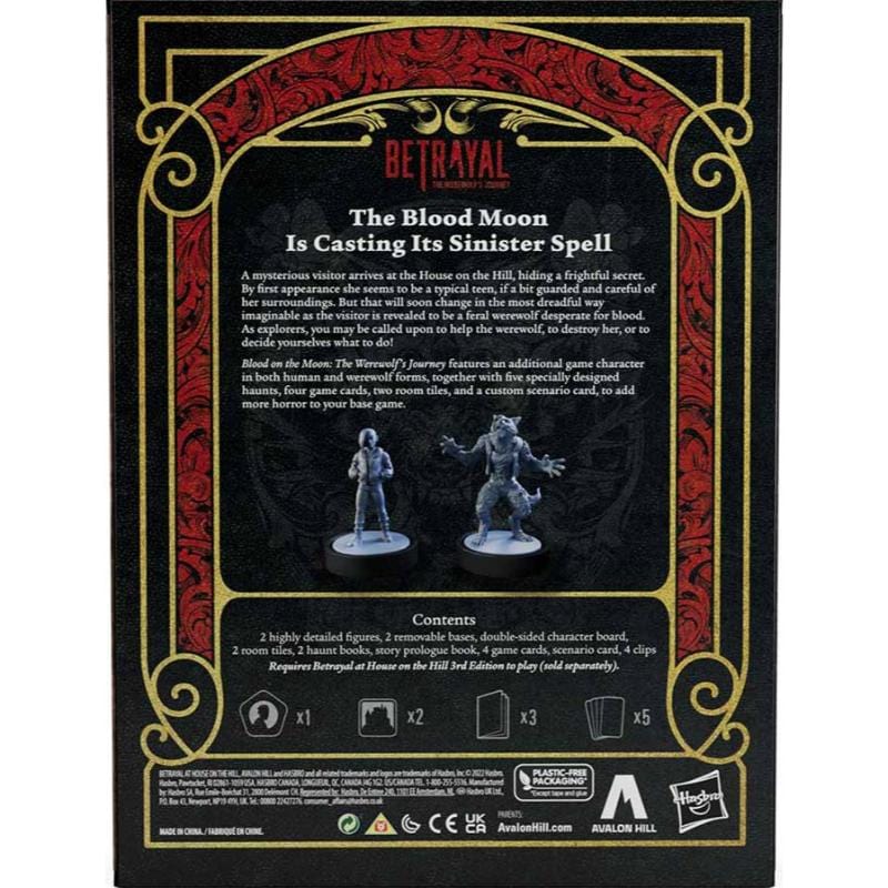 Hasbro Board & Card Games Betrayal 3rd Edition Expansion - The Werewolf's Journey - Blood on the Moon