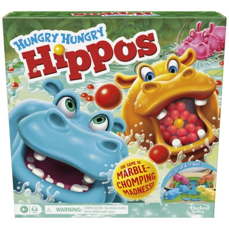 Hasbro Board & Card Games Hungry Hungry Hippos (Refresh)