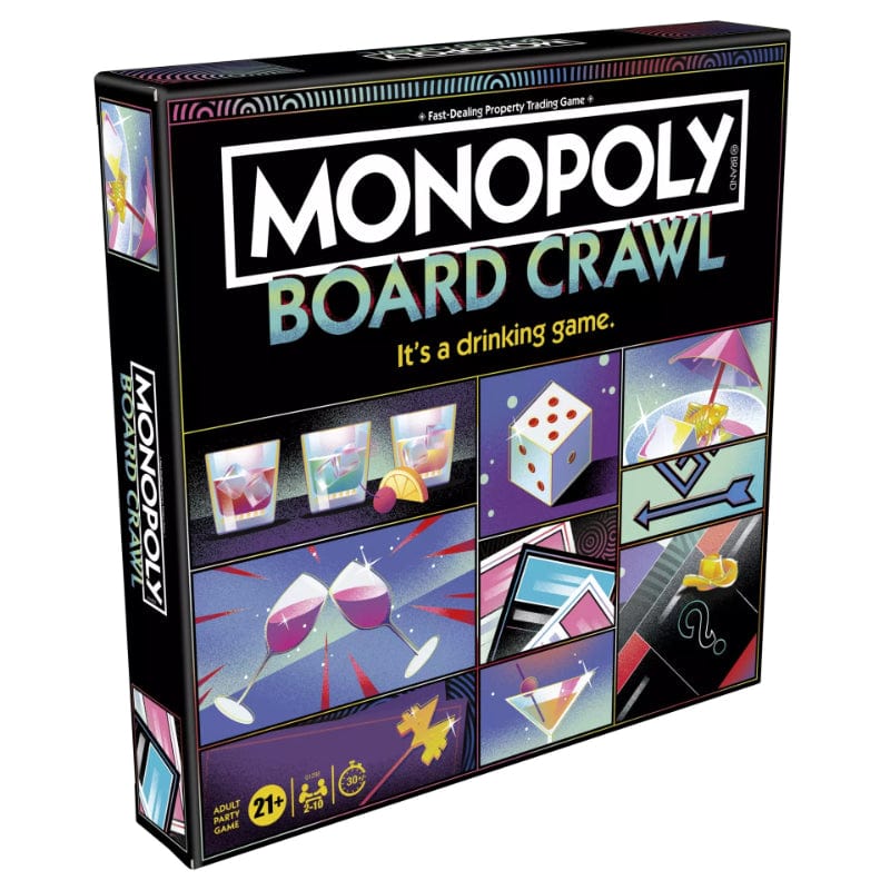 Hasbro Board & Card Games Monopoly - Board Crawl (Drinking Game)