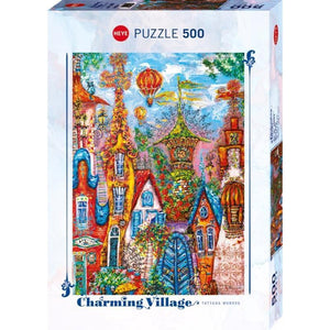 Heye Jigsaws Charming Village - Blue Gate (500pcs) Heye