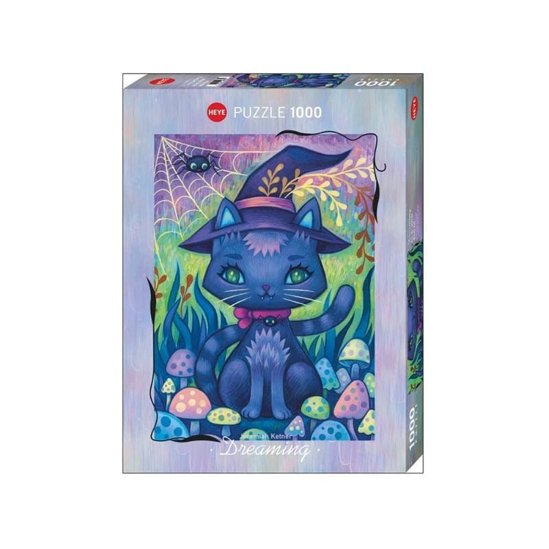 Heye Jigsaws Dreaming - Witch Cat (1000pc) Heye