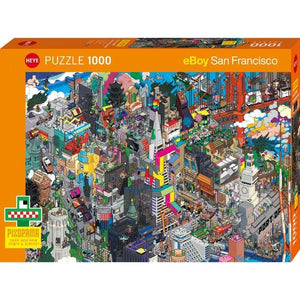 Heye Jigsaws Eboy - San Francisco Quest (1000pc) Heye