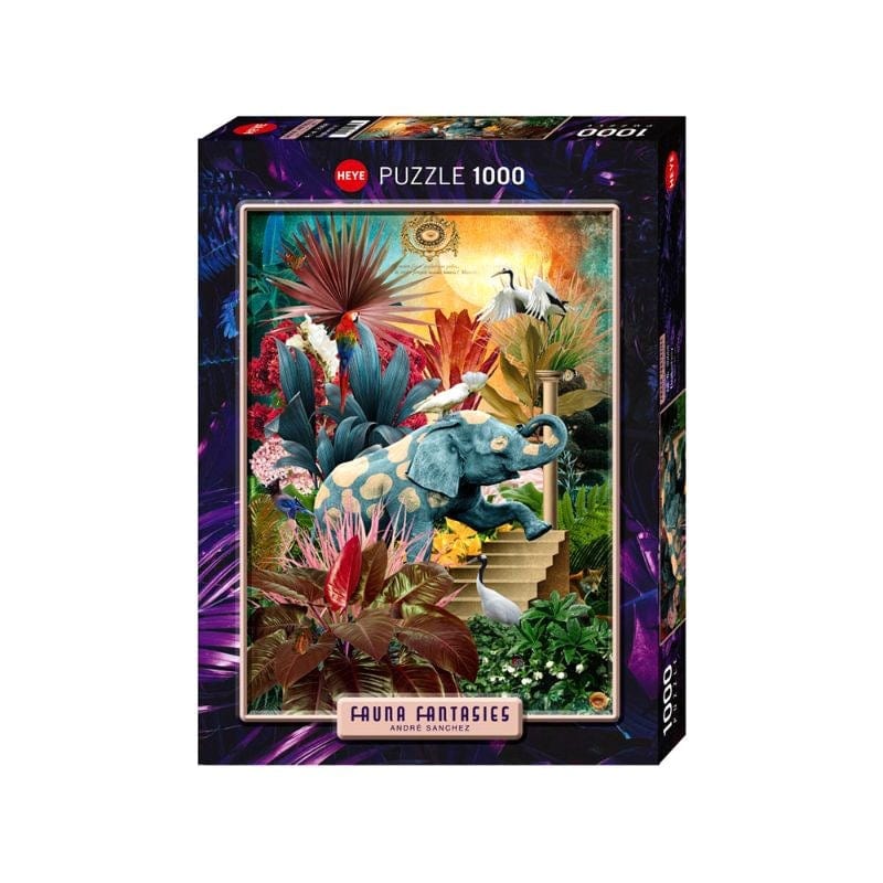 Heye Jigsaws Fauna Fantasies - Elephantaisy (1000pc) Heye