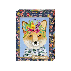 Heye Jigsaws Floral Friends - Friendly Fox (1000pc) Heye