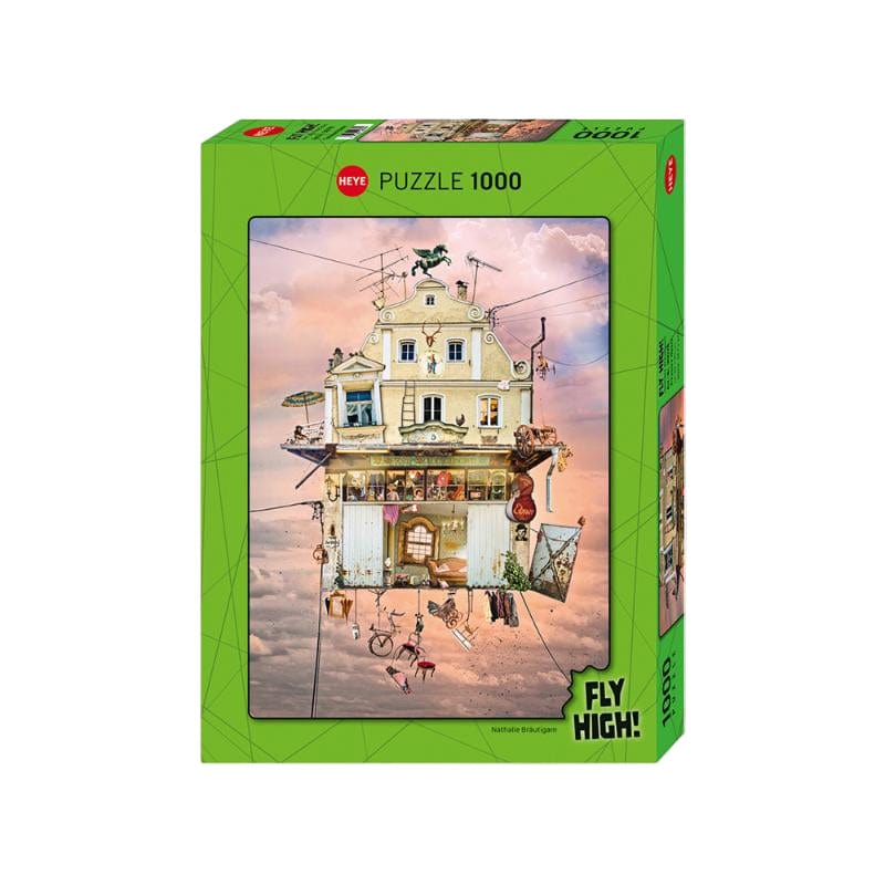 Heye Jigsaws Fly High - Treasure House (1000pc) Heye