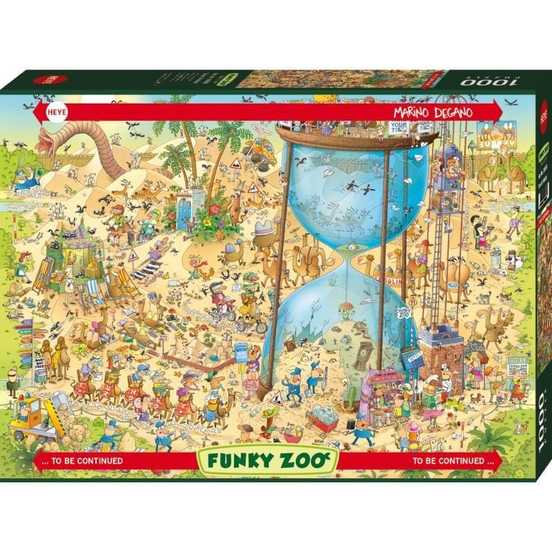 Heye Jigsaws Funky Zoo - Desert Habitat (1000pc) Heye