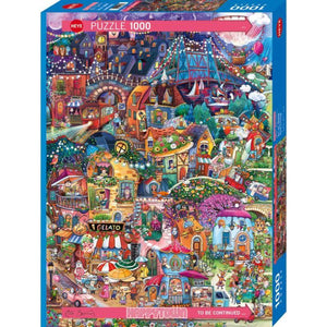 Heye Jigsaws Happytown - Good Evening (1000pc) Heye