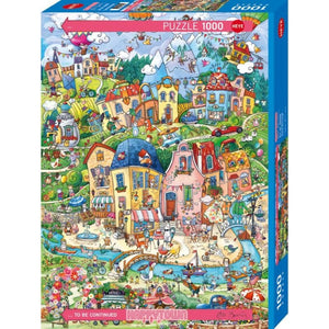 Heye Jigsaws Happytown - Good Morning (1000pcs) Heye