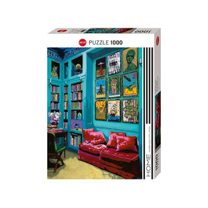 Heye Jigsaws Home - Room With Red Sofa (1000pc) Heye