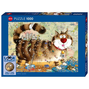 Heye Jigsaws Look Closely - At The Cat (1000pc) Heye