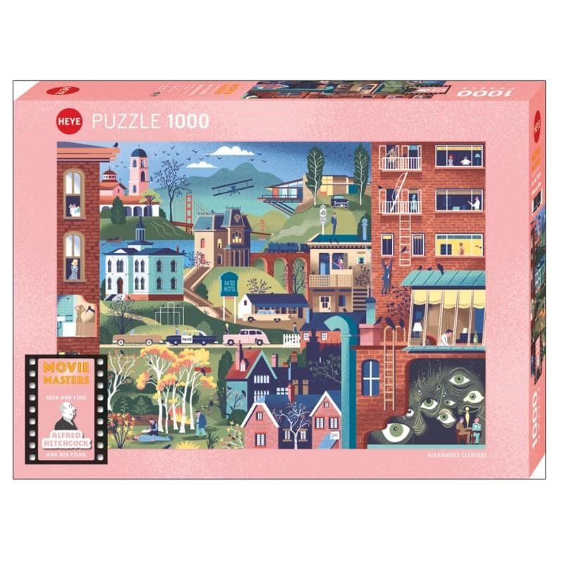 Heye Jigsaws Movie Masters - Hitchcock Films (1000pc) Heye