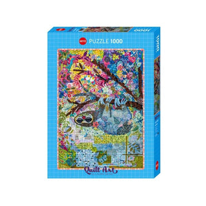 Heye Jigsaws Quilt Art - Sewn Sloth (1000pc) Heye