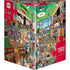 Heye Jigsaws Record Store (1500pc Triangle Box) Heye