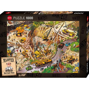 Heye Jigsaws Wanted - Door Lock Toni (1000pc) Heye