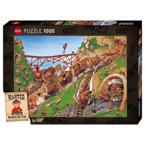 Heye Jigsaws Wanted - Getaway Car Fred (1000pc) Heye
