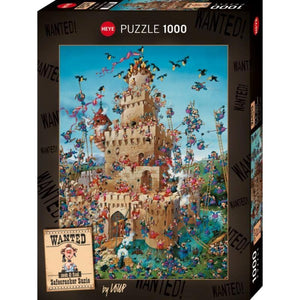 Heye Jigsaws Wanted - Safecracker Suzie (1000pc) Heye