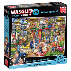 Holdson Jigsaws Wasgij? Mystery Puzzle 28 - Feline Frenzy (1000pc)