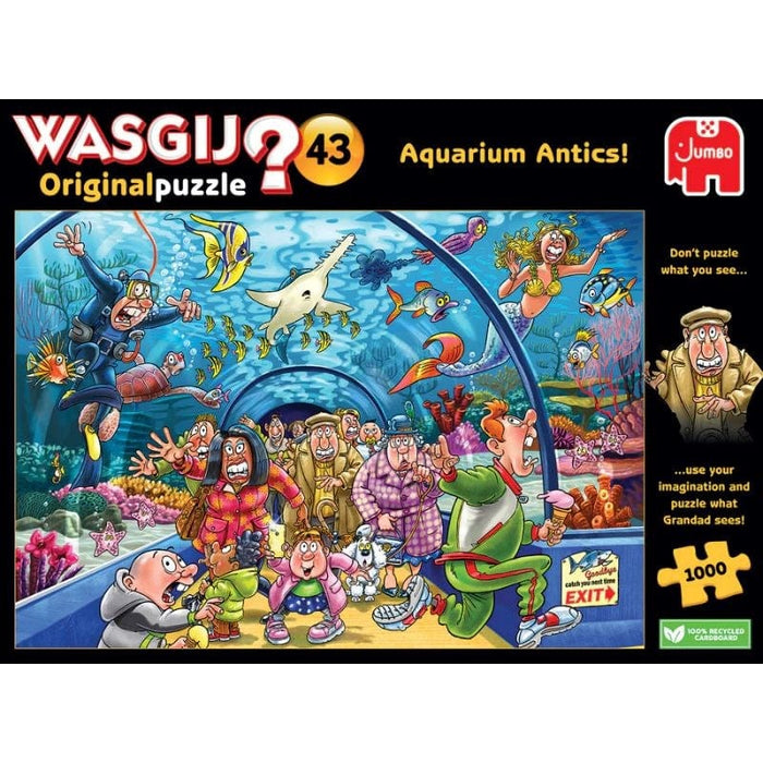 Wasgij? Original Puzzle 43 – Aquarium Antics! (1000pc)