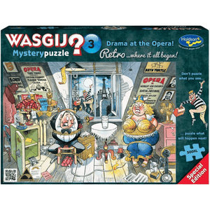 Holdson Jigsaws Wasgij? Retro Mystery Puzzle 3 - Drama At The Opera (500pc XL)