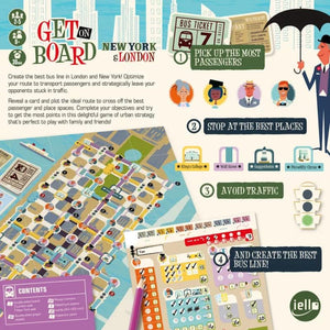 Iello Board & Card Games Get on Board - New York & London - Board Game