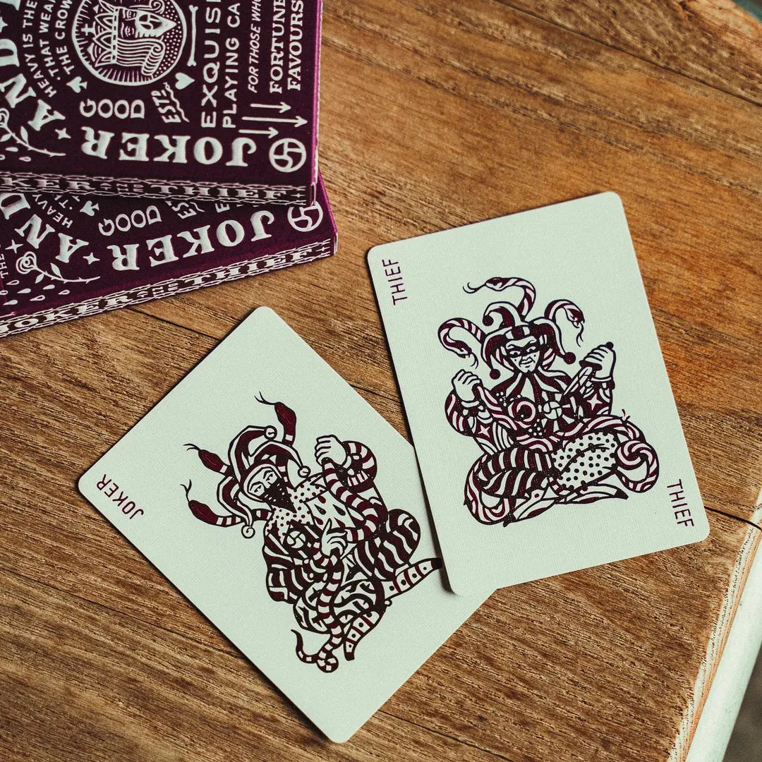 Joker & The Thief Playing Cards Playing Cards - Joker And The Thief - Crown Royal Purple Edition