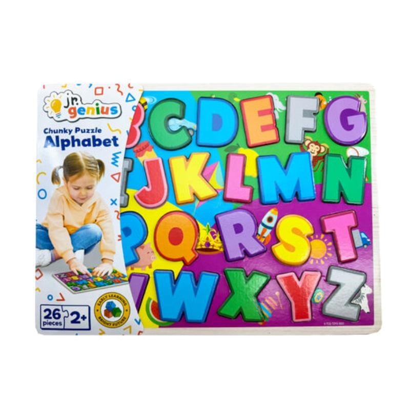 Jr Genius Jigsaws Chunky Puzzle - Alphabet (26pc)
