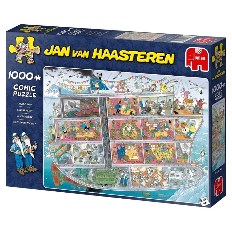 Jumbo Jigsaws Cruise Ship - Jan Van Haasteren (1000pc) (Refresh)