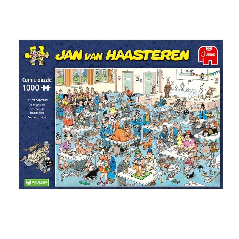 Jumbo Jigsaws The Cat Pageantry - Jan Van Haasteren (1000pc)