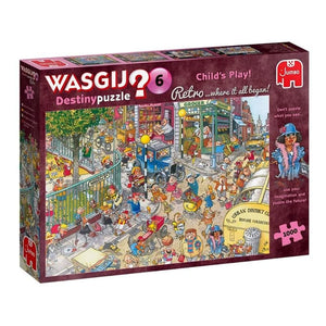 Jumbo Jigsaws Wasgij? Retro Destiny Puzzle 6 - Childs Play (1000pc)