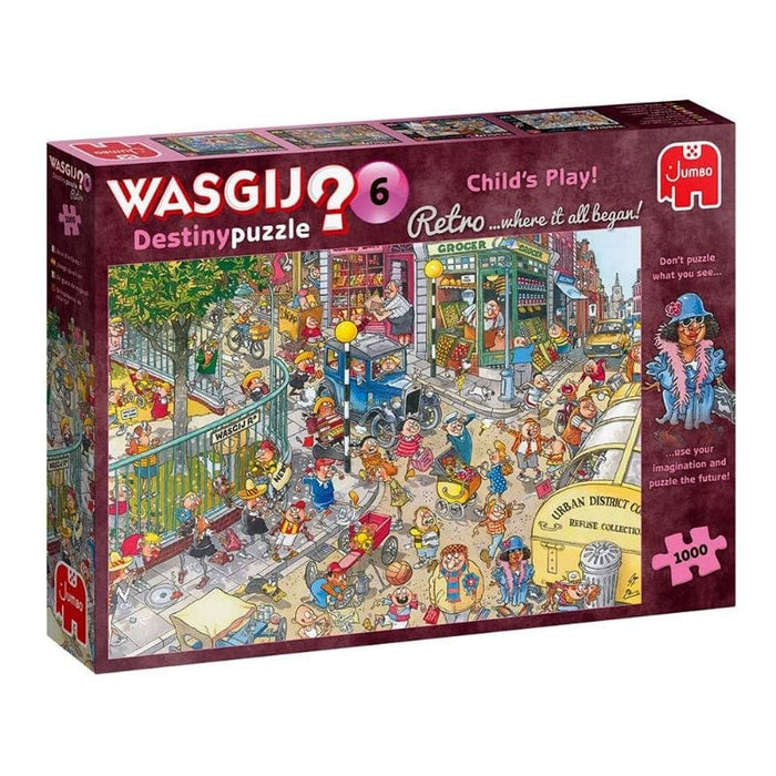 Wasgij? Retro Destiny Puzzle 6 - Childs Play (1000pc)