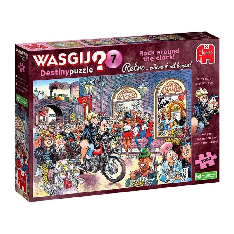 Jumbo Jigsaws Wasgij? Retro Destiny Puzzle 7 - Rock Around The Clock (1000pc)