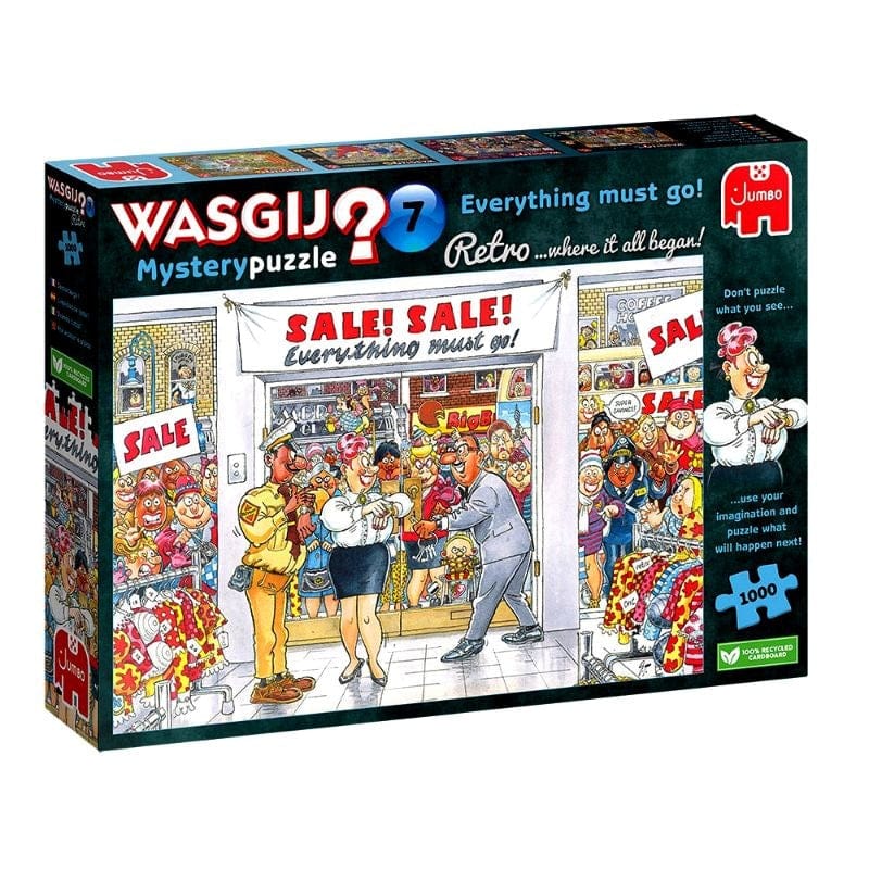 Jumbo Jigsaws Wasgij? Retro Mystery Puzzle 7 - Everything Must Go (1000pc)
