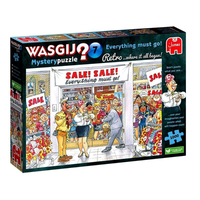 Wasgij? Retro Mystery Puzzle 7 - Everything Must Go (1000pc)