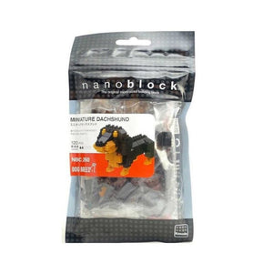 Kawada Construction Puzzles Nanoblock - Miniature Dachshund
