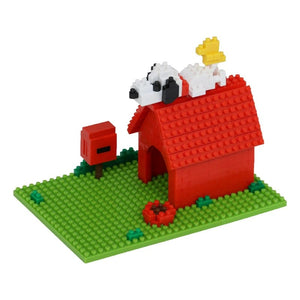 Kawada Construction Puzzles Nanoblock - Peanuts - Snoopy House