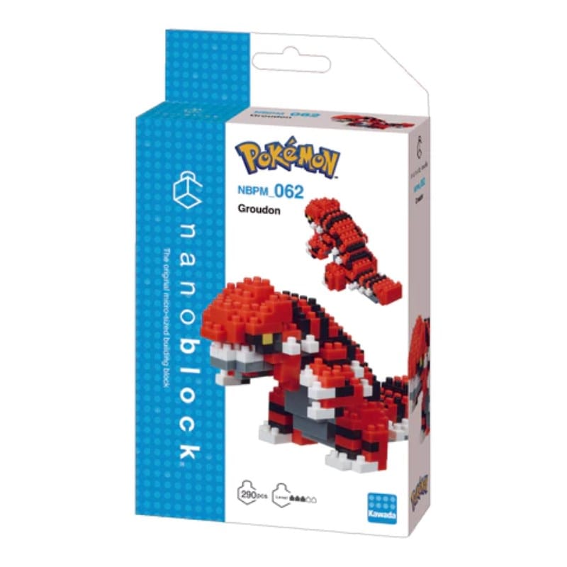Kawada Construction Puzzles Nanoblock - Pokemon - Groudon