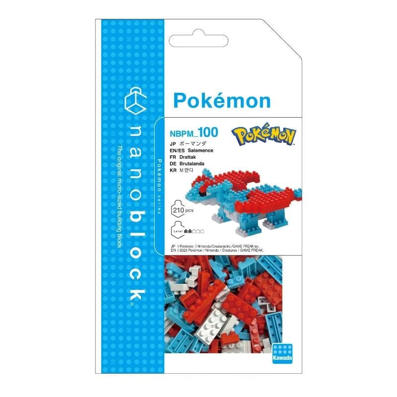 Kawada Construction Puzzles Nanoblock Pokemon - Salamence