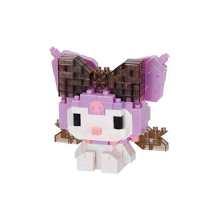Kawada Construction Puzzles Nanoblock - Sanrio - Kuromi Big Ribbon