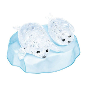 Kinato Construction Puzzles Crystal Puzzle - Baby Seals