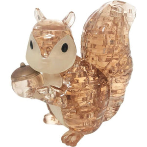 Kinato Construction Puzzles Crystal Puzzle - Brown Squirrel