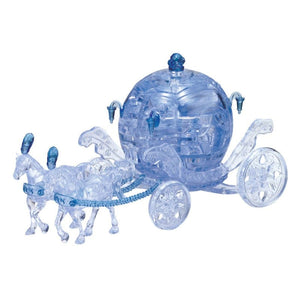 Kinato Construction Puzzles Crystal Puzzle - Carriage Blue (67pc)