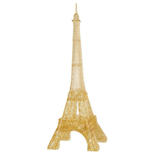 Kinato Construction Puzzles Crystal Puzzle - Eiffle Tower Gold (96pc)