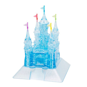 Kinato Construction Puzzles Crystal Puzzle - Grand Castle Blue (125pc)
