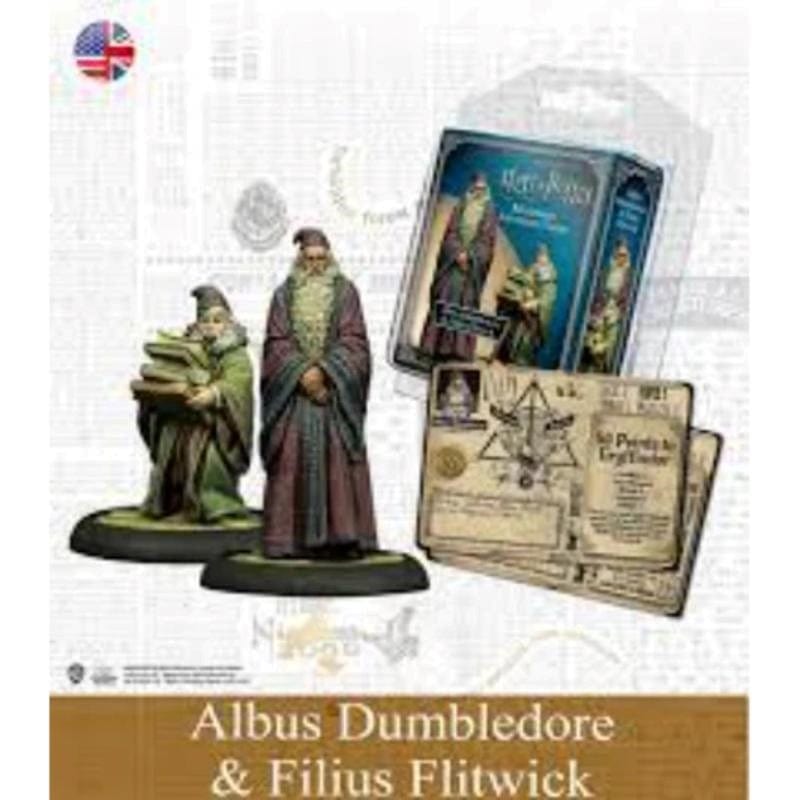 Knight Models Miniatures Harry Potter Miniature Adventure Game - Dumbledore and Flitwick