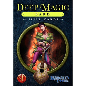 Kobold Press Roleplaying Games Deep Magic - Spell Cards - Bard (5E)