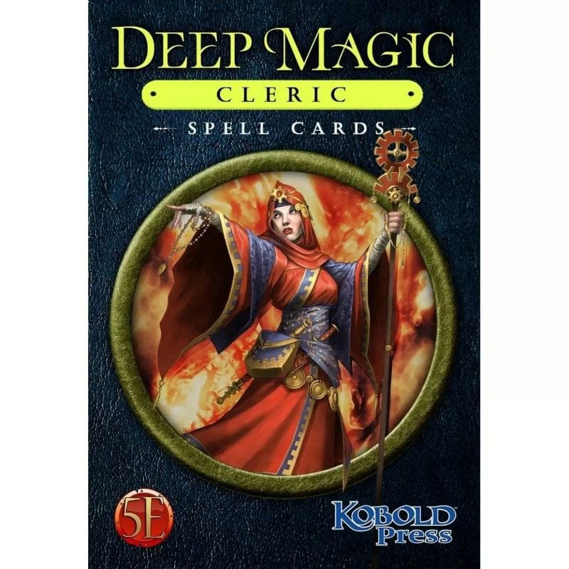 Kobold Press Roleplaying Games Deep Magic - Spell Cards - Cleric (5E)