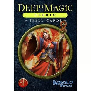 Kobold Press Roleplaying Games Deep Magic - Spell Cards - Cleric (5E)