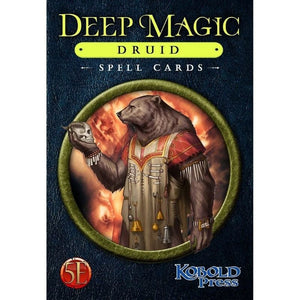 Kobold Press Roleplaying Games Deep Magic - Spell Cards - Druid (5E)