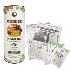 Lagoon Group Board & Card Games Murder in Malibu - Murder Mystery Tube